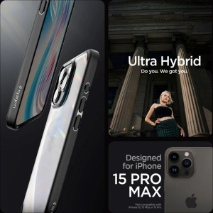 Wholesale Spigen Ultra Hybrid Apple iPhone 15 Pro Max Matte Black - SPN2951 - {ean13} - Hurt