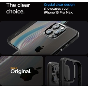 Hurtownia GSM - Etui Spigen Ultra Hybrid Apple iPhone 15 Pro Max Matná černá - SPN2951 - {ean13} - Hurt