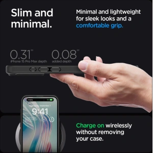 Hurtownia GSM - Etui Spigen Ultra Hybrid Apple iPhone 15 Pro Max Matná černá - SPN2951 - {ean13} - Hurt