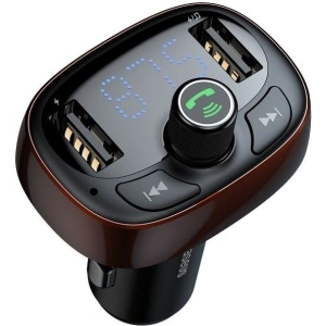 Hurtownia GSM - Baseus FM transmitter s Bluetooth USB microSD (hnědý) - BSU341BR - {ean13} - Hurt