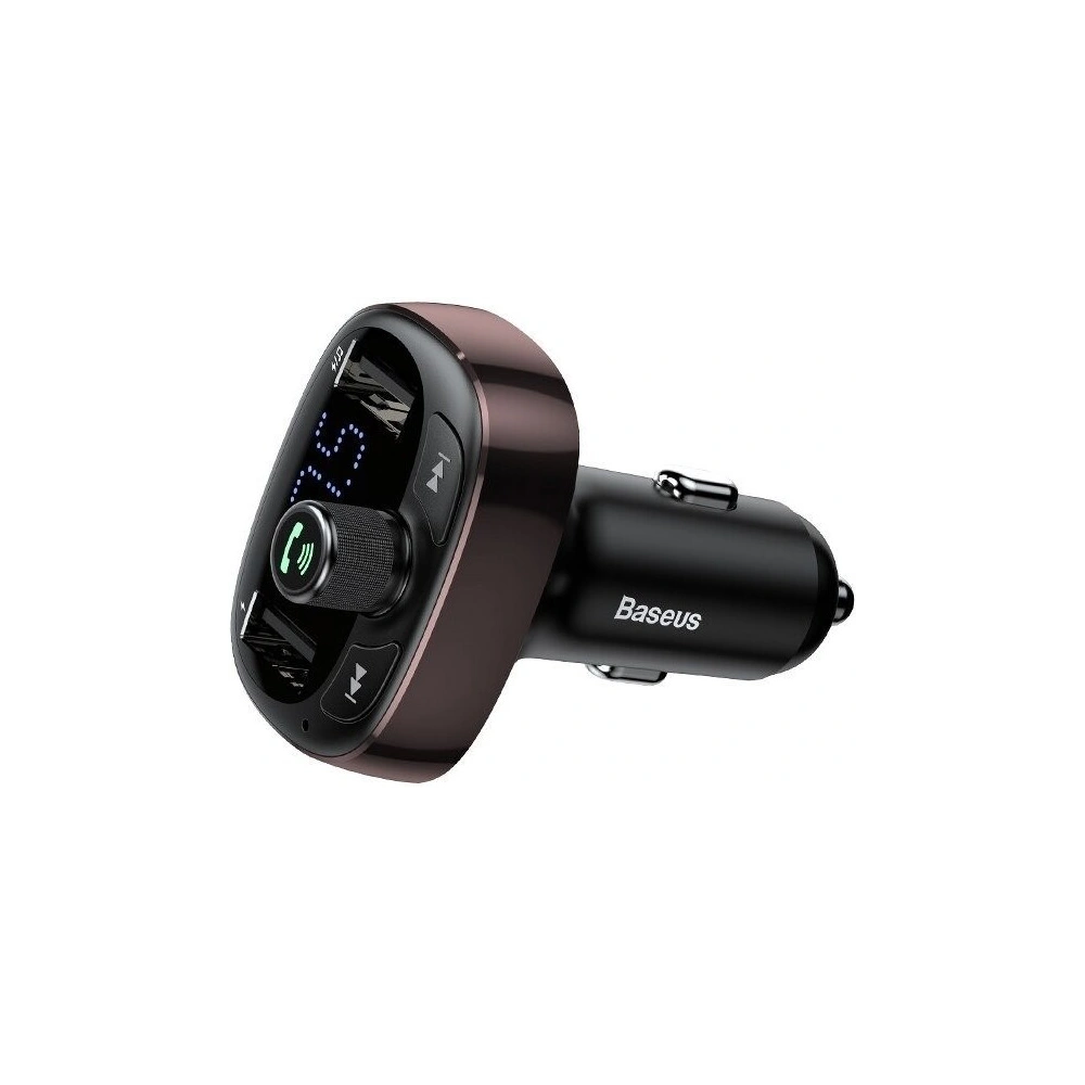 Hurtownia GSM - Baseus FM transmitter s Bluetooth USB microSD (hnědý) - BSU341BR - {ean13} - Hurt