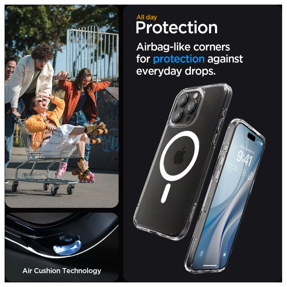 Hurtownia GSM - Case Spigen Ultra Hybrid Mag MagSafe Apple iPhone 15 Pro Max Weiß - SPN2953 - {ean13} - Hurt