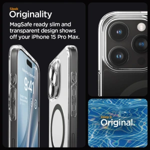 Wholesale Spigen Ultra Hybrid Mag MagSafe Apple iPhone 15 Pro Max Graphite - SPN2954 - {ean13} - Hurt