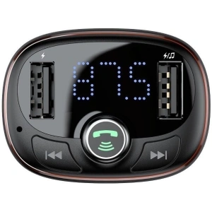 Hurtownia GSM - Baseus FM transmitter s Bluetooth USB microSD (hnědý) - BSU341BR - {ean13} - Hurt