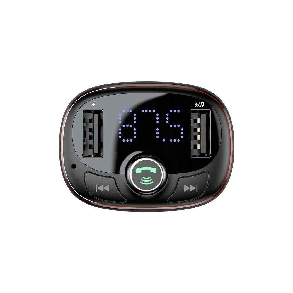 Hurtownia GSM - Baseus FM transmitter s Bluetooth USB microSD (hnědý) - BSU341BR - {ean13} - Hurt