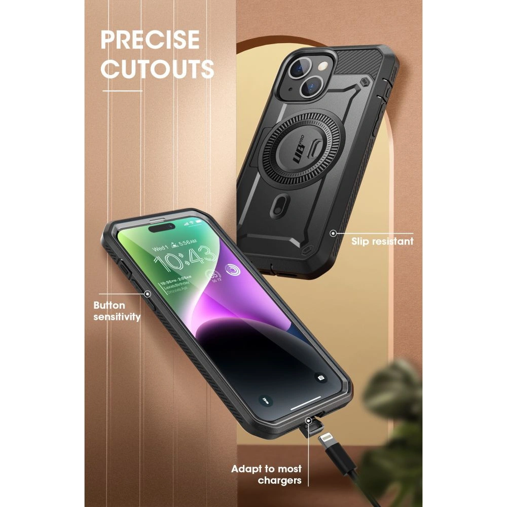 Hurtownia GSM - Etui Supcase Unicorn Beetle Pro Mag MagSafe Apple iPhone 15 Černé - SPC379 - {ean13} - Hurt