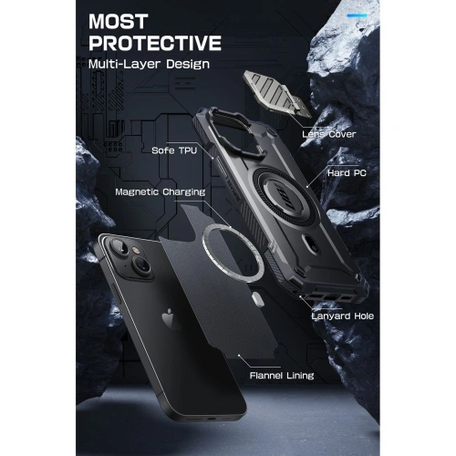 Etui Supcase Unicorn Beetle XT Mag MagSafe Apple iPhone 15 Black