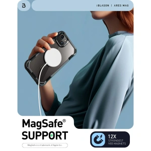 Wholesale Supcase IBLSN Ares Mag MagSafe Apple iPhone 15 Black - SPC381 - {ean13} - Hurt