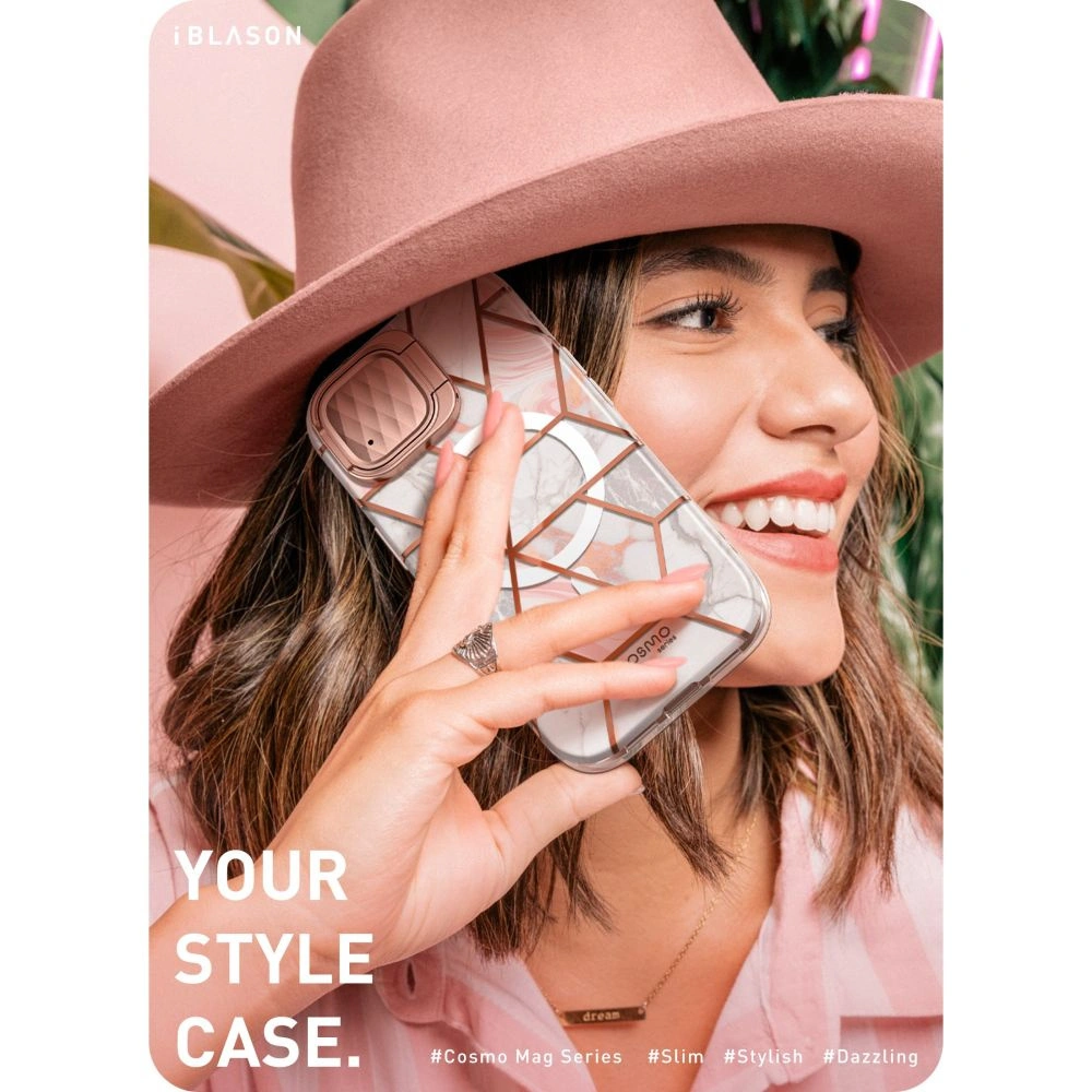 Hurtownia GSM - Etui Supcase Cosmo Mag MagSafe Apple iPhone 15 Marmură - SPC382 - {ean13} - Hurt