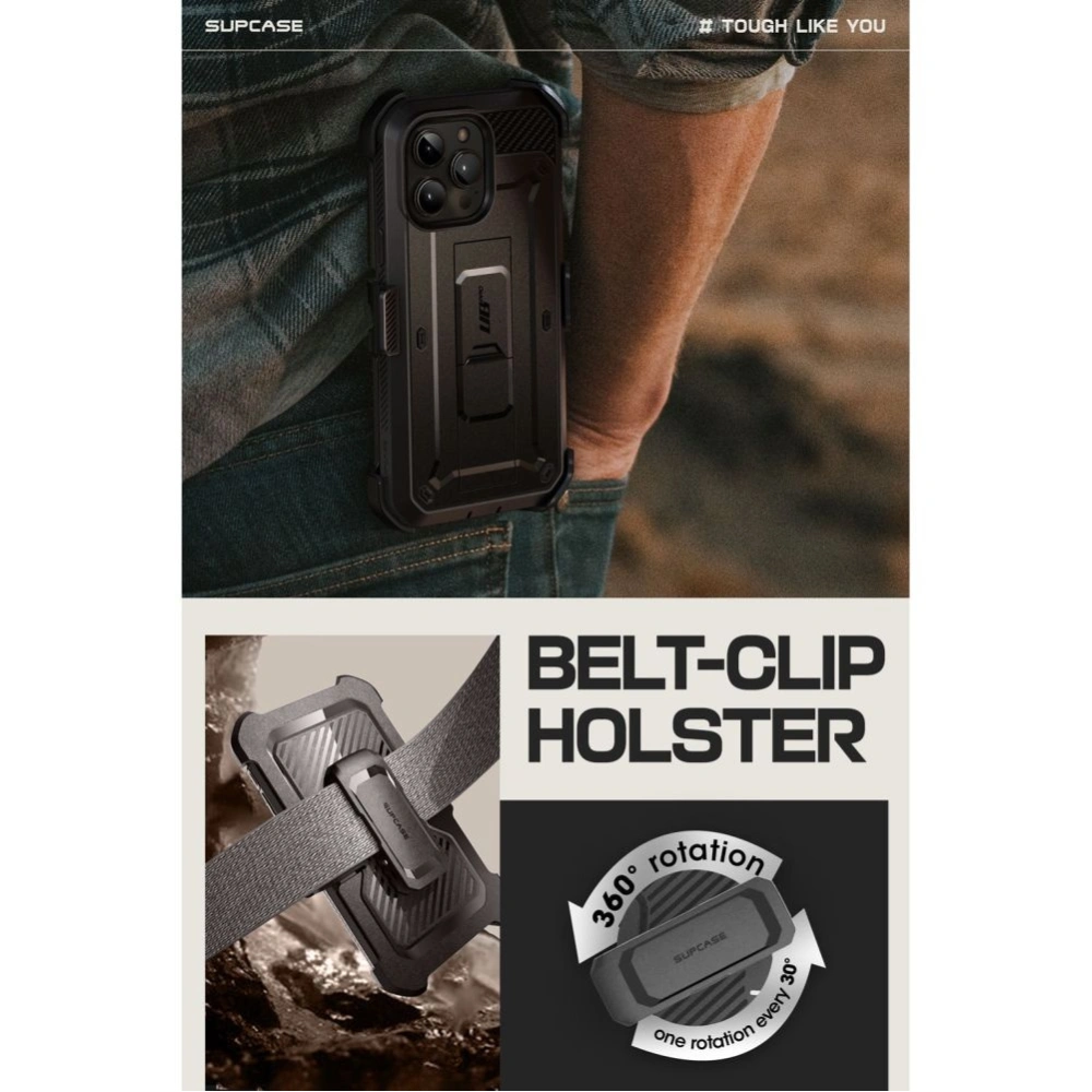 Hurtownia GSM - Etui Supcase Unicorn Beetle Pro Apple iPhone 15 Pro Černá - SPC383 - {ean13} - Hurt