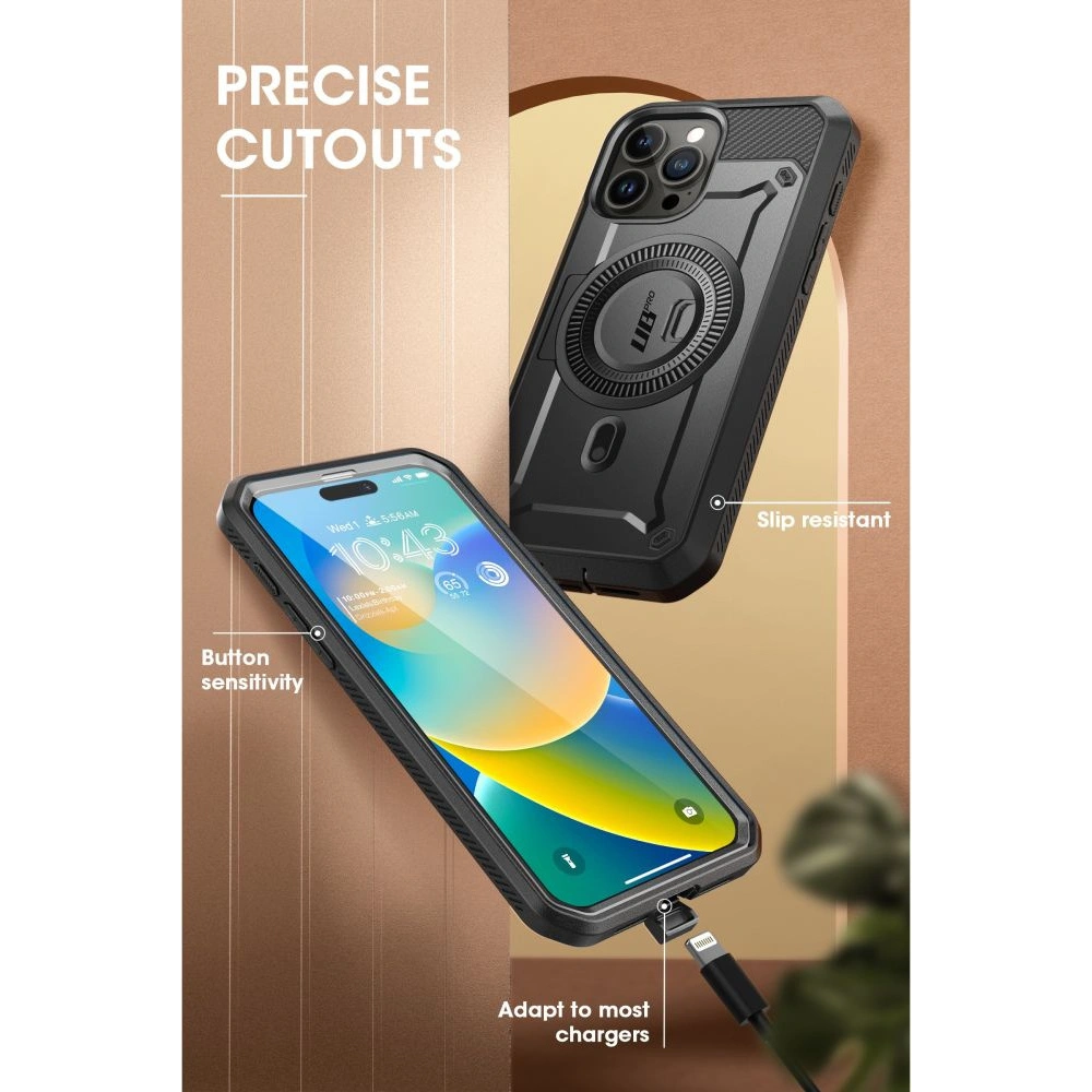 Hurtownia GSM - Etui Supcase Unicorn Beetle Pro Mag MagSafe Apple iPhone 15 Pro černé - SPC384 - {ean13} - Hurt
