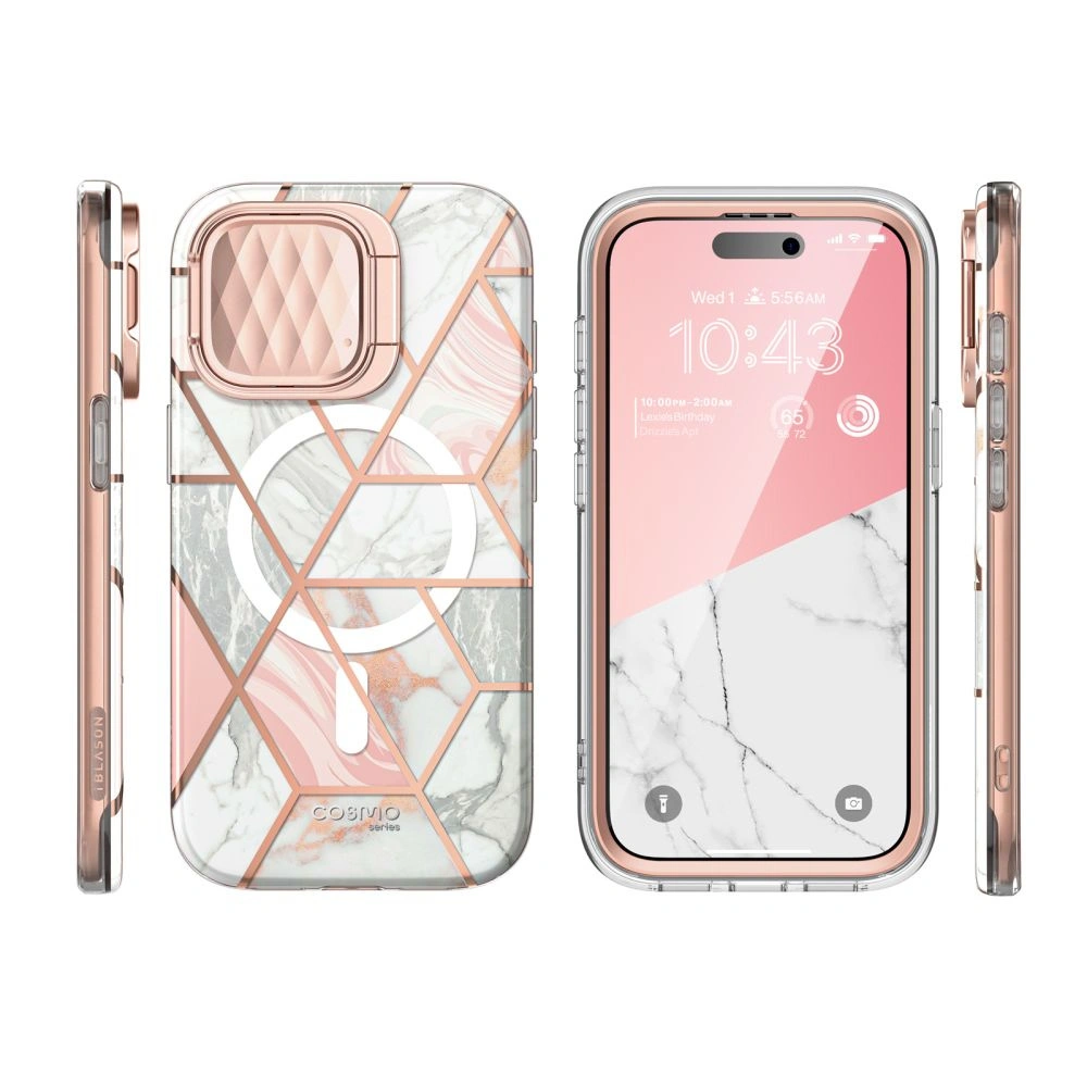 Hurtownia GSM - Etui Supcase Cosmo Mag MagSafe Apple iPhone 15 Pro Márvány - SPC387 - {ean13} - Hurt