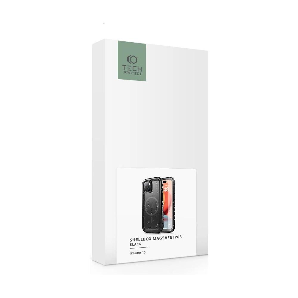 Hurtownia GSM - Etui Tech-Protect ShellBox MagSafe IP68 Apple iPhone 15 černé - THP2307 - {ean13} - Hurt