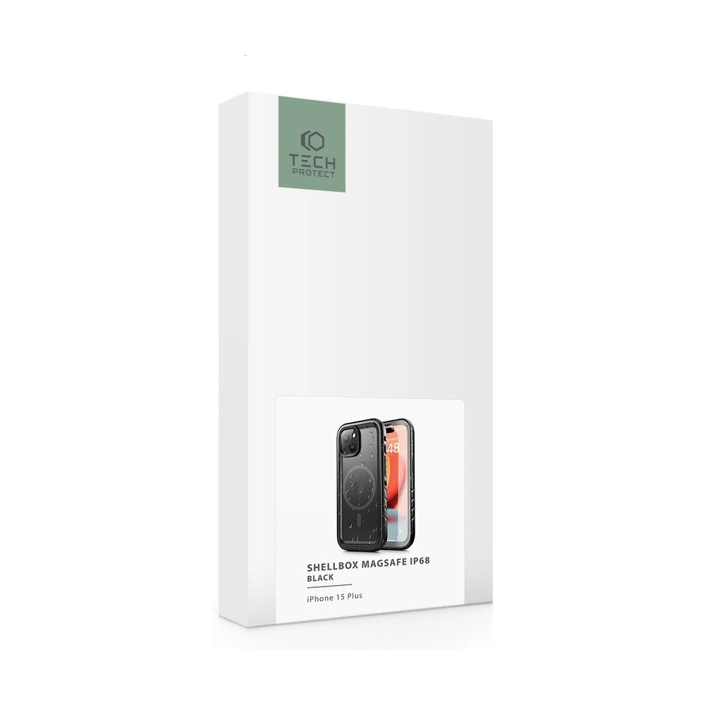 Hurtownia GSM - Etui Tech-Protect ShellBox MagSafe IP68 Apple iPhone 15 Plus / 14 Plus Černé - THP2309 - {ean13} - Hurt