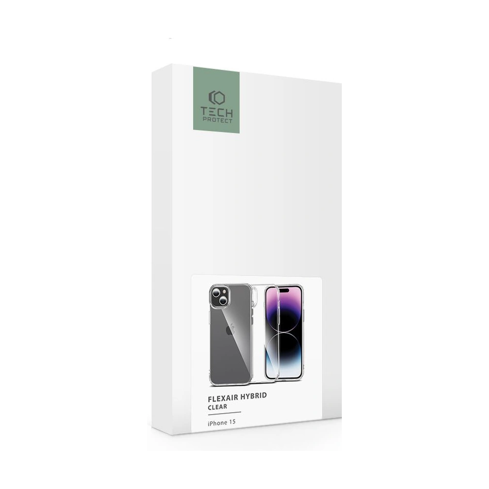 Hurtownia GSM - Etui Tech-Protect Flexair Hybrid Apple iPhone 15 Clear - THP2312 - {ean13} - Hurt