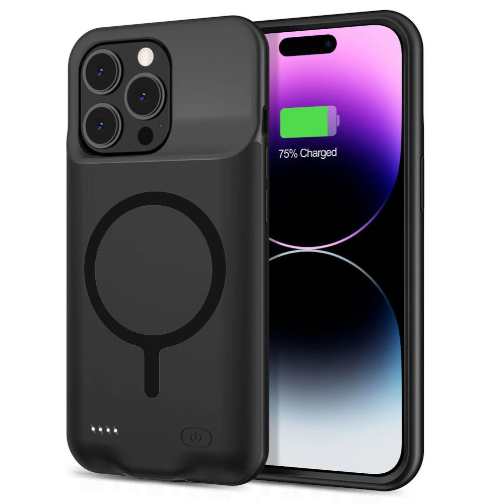 Hurtownia GSM - Case Tech-Protect Powercase MagSafe 8500mAh Apple iPhone 15 Pro Max Schwarz - THP2316 - {ean13} - Hurt