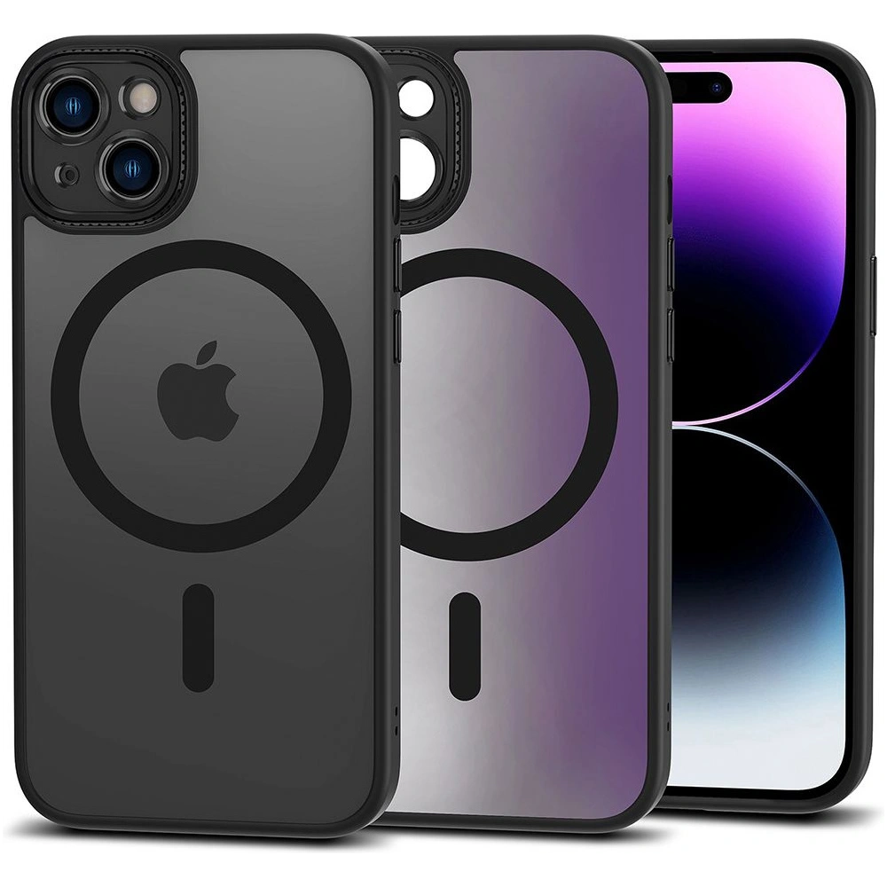 Hurtownia GSM - Etui Tech-Protect MagMat Cam+ MagSafe Apple iPhone 15 Matt Fekete - THP2317 - {ean13} - Hurt
