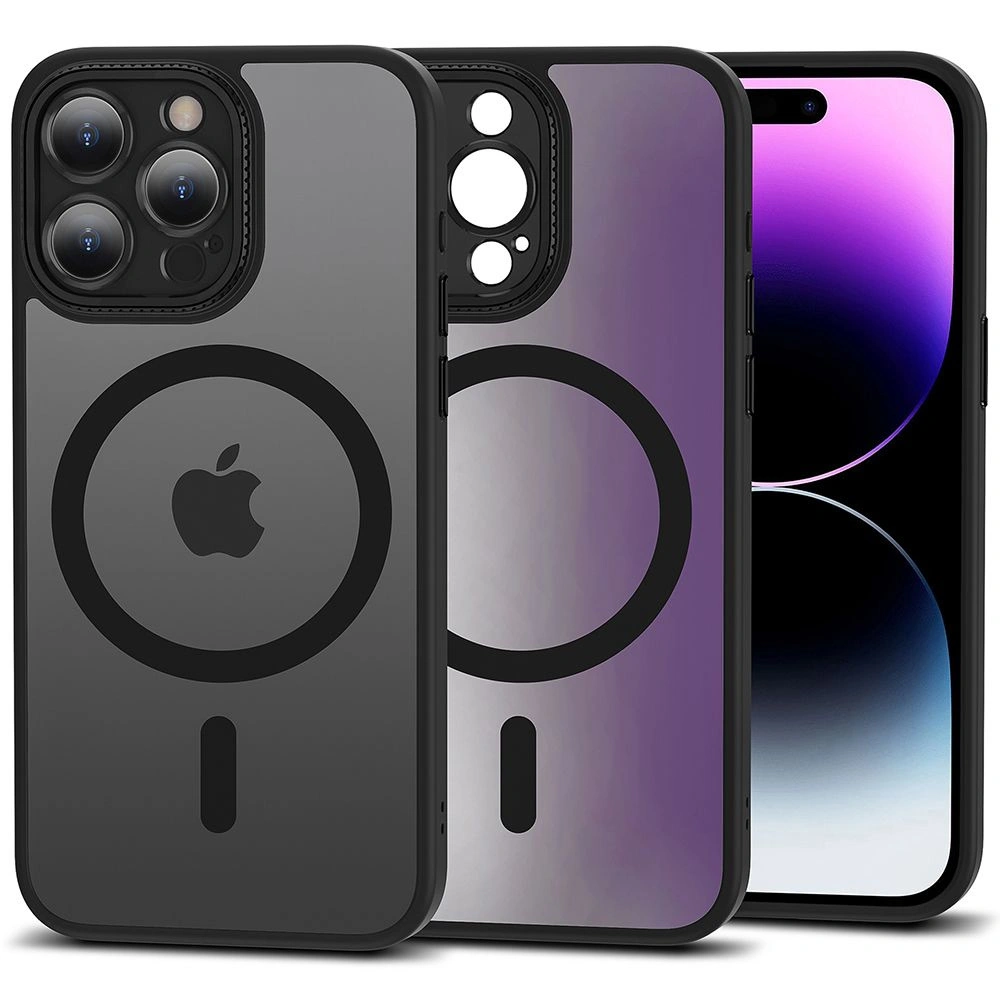 Hurtownia GSM - Case Tech-Protect MagMat Cam+ MagSafe Apple iPhone 15 Pro Max Matt Schwarz - THP2319 - {ean13} - Hurt
