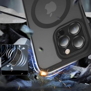 Wholesale Tech-Protect MagMat Cam+ MagSafe Apple iPhone 15 Pro Max Matte Black - THP2319 - {ean13} - Hurt