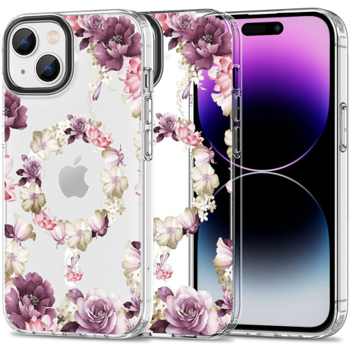 Hurtownia Tech-Protect - 9319456605327 - THP2321 - Etui Tech-Protect MagMood MagSafe Apple iPhone 15 Rose Floral - B2B homescreen