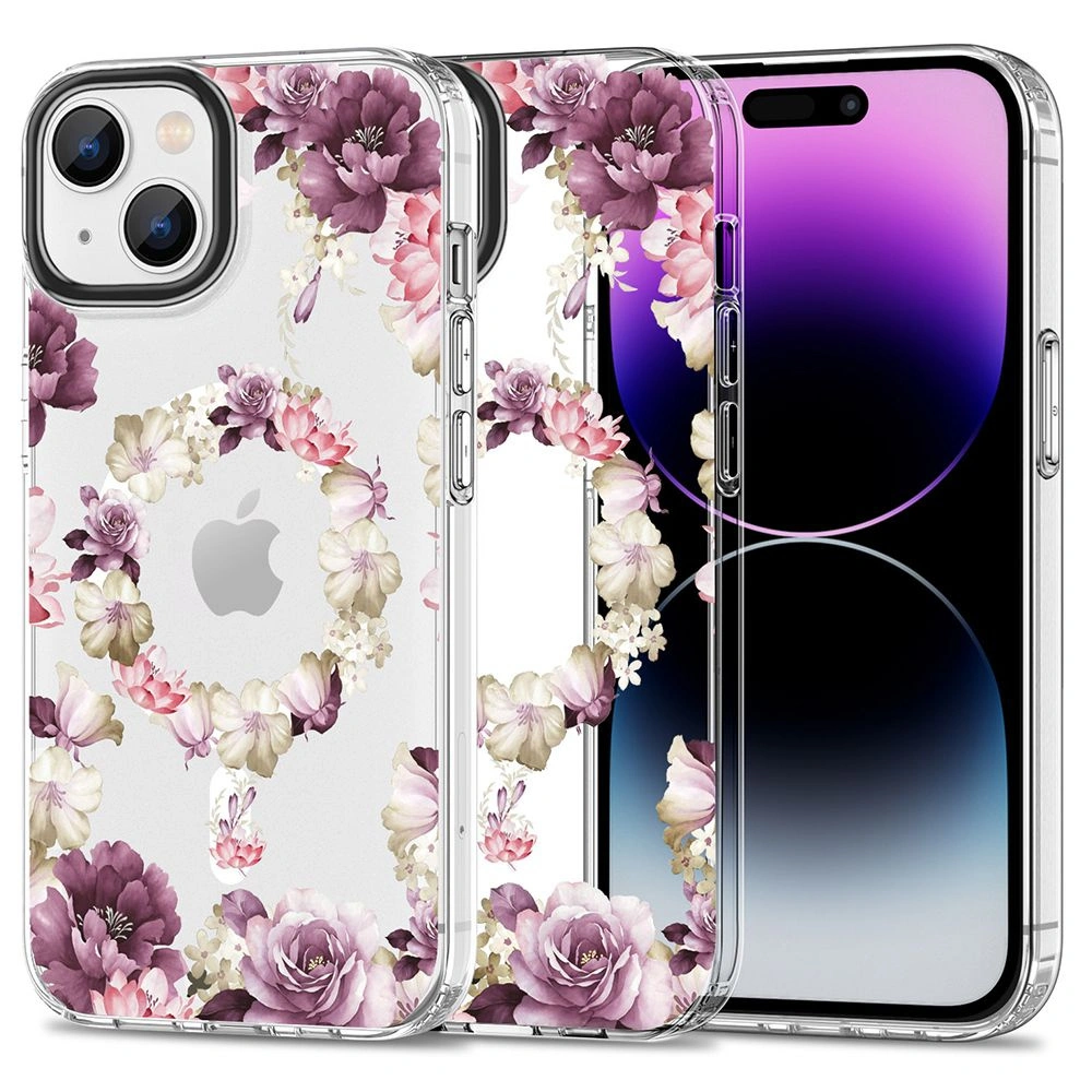 Hurtownia GSM - Case Tech-Protect MagMood MagSafe Apple iPhone 15 Rose Floral - THP2321 - {ean13} - Hurt