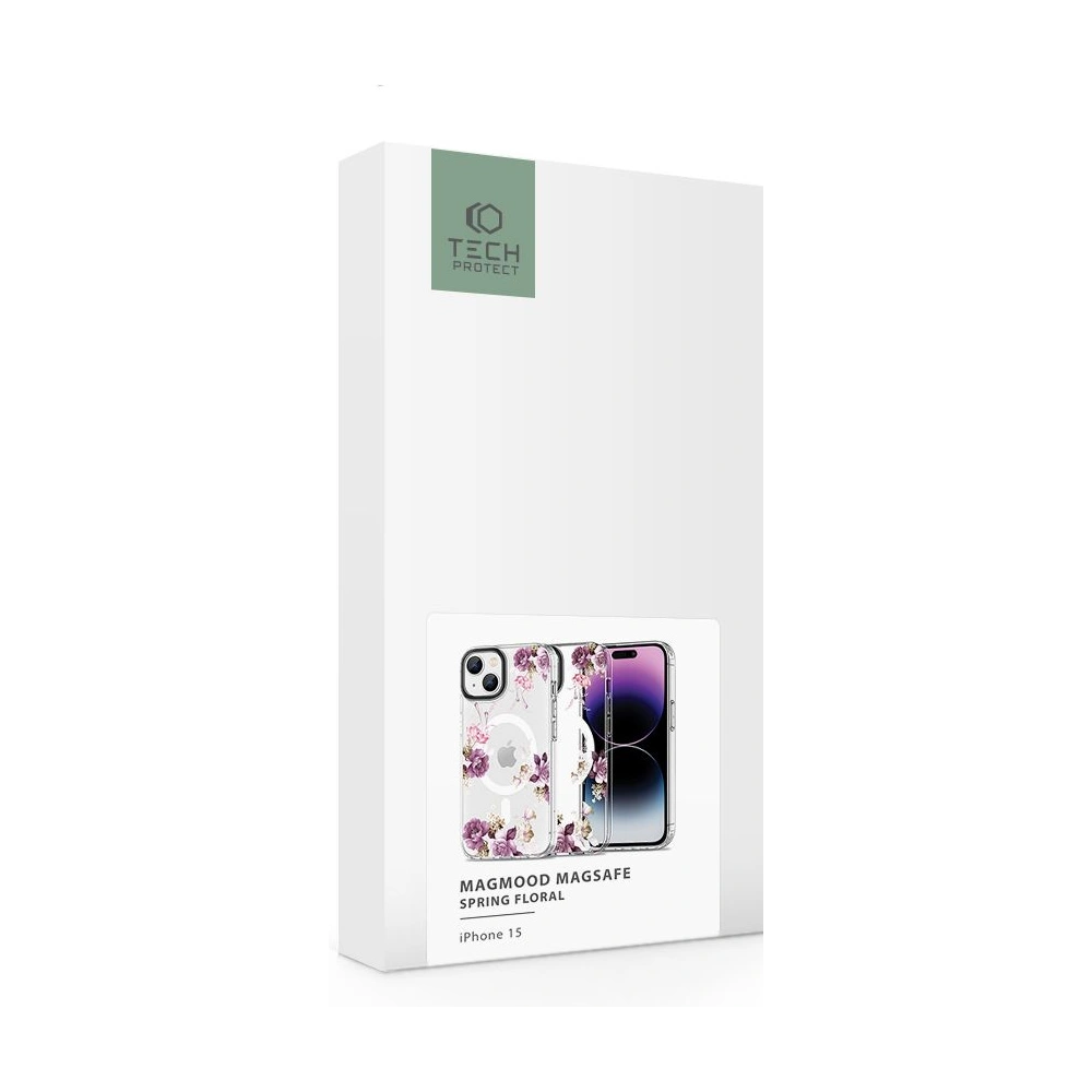 Hurtownia GSM - Etui Tech-Protect MagMood MagSafe Apple iPhone 15 Primăvara Floral - THP2322 - {ean13} - Hurt