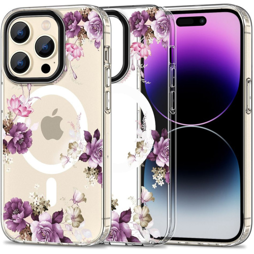Hurtownia Tech-Protect - 9319456605389 - THP2326 - Etui Tech-Protect MagMood MagSafe Apple iPhone 15 Pro Spring Floral - B2B homescreen