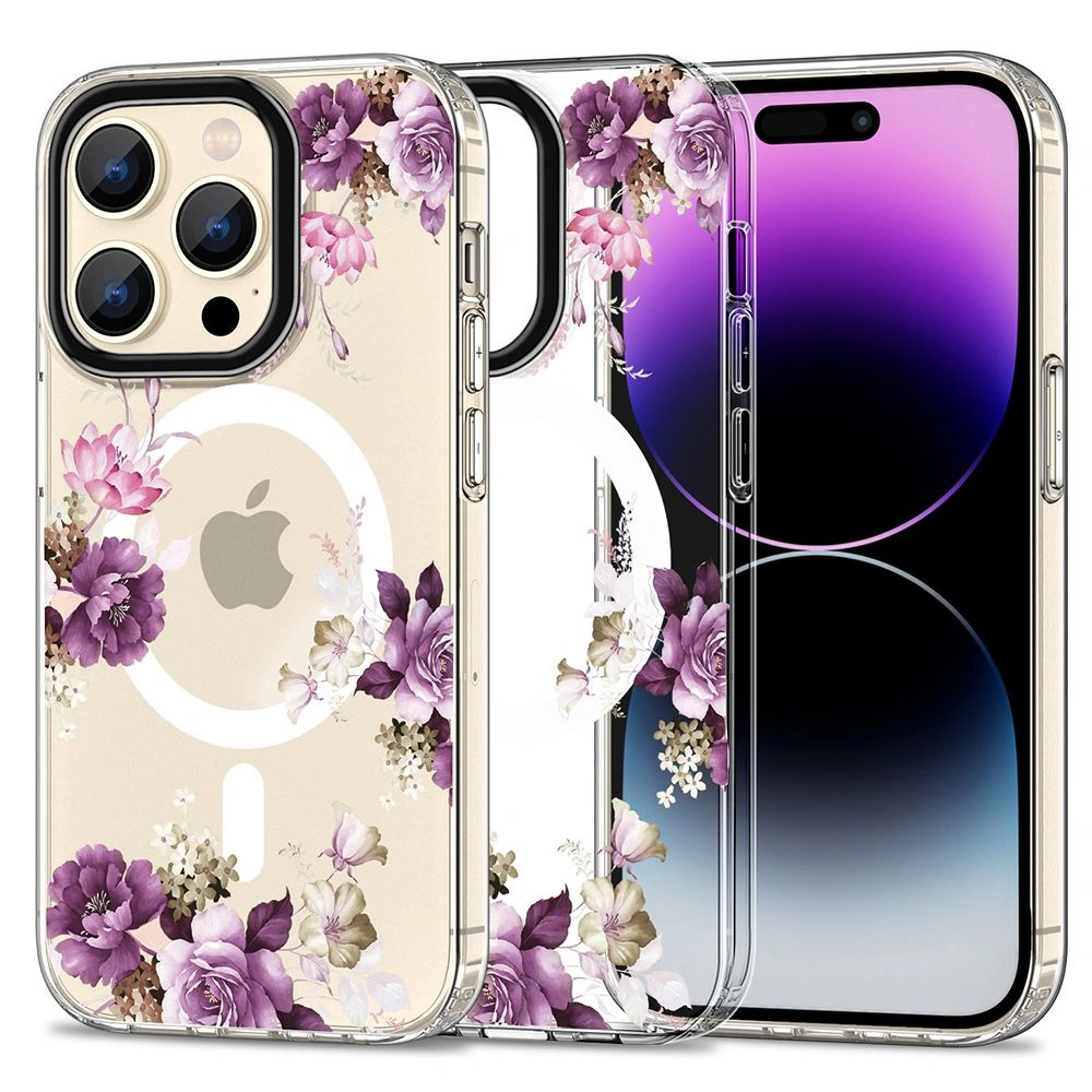 Hurtownia GSM - Etui Tech-Protect MagMood MagSafe Apple iPhone 15 Pro Tavaszi Virág - THP2326 - {ean13} - Hurt