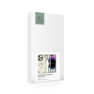 Wholesale Tech-Protect MagMood MagSafe Apple iPhone 15 Pro Max White Daisy - THP2328 - {ean13} - Hurt