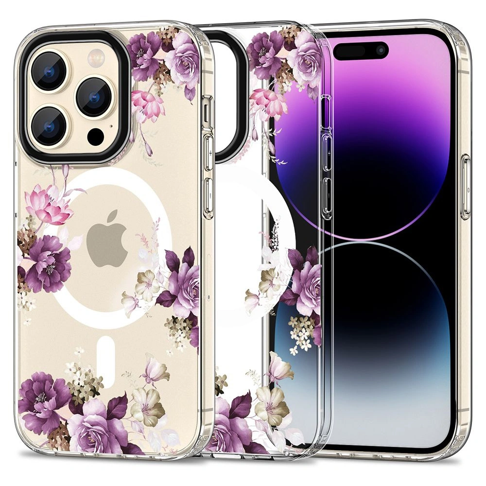Hurtownia GSM - Etui Tech-Protect MagMood MagSafe Apple iPhone 15 Pro Max Tavaszi Virág - THP2330 - {ean13} - Hurt