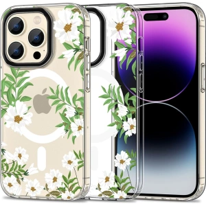 Wholesale Tech-Protect MagMood MagSafe Apple iPhone 15 Pro Max Spring Daisy - THP2331 - {ean13} - Hurt