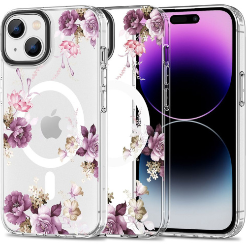 Hurtownia Tech-Protect - 9319456605440 - THP2332 - Etui Tech-Protect MagMood MagSafe Apple iPhone 15 Plus / 14 Plus Spring Floral - B2B homescreen