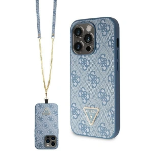 Hurtownia GSM - Case Guess GUHCP14XP4TDSCPB Apple iPhone 14 Pro Max Hardcase Crossbody 4G Metal Logo blau/blue - GUE2892 - {ean13} - Hurt