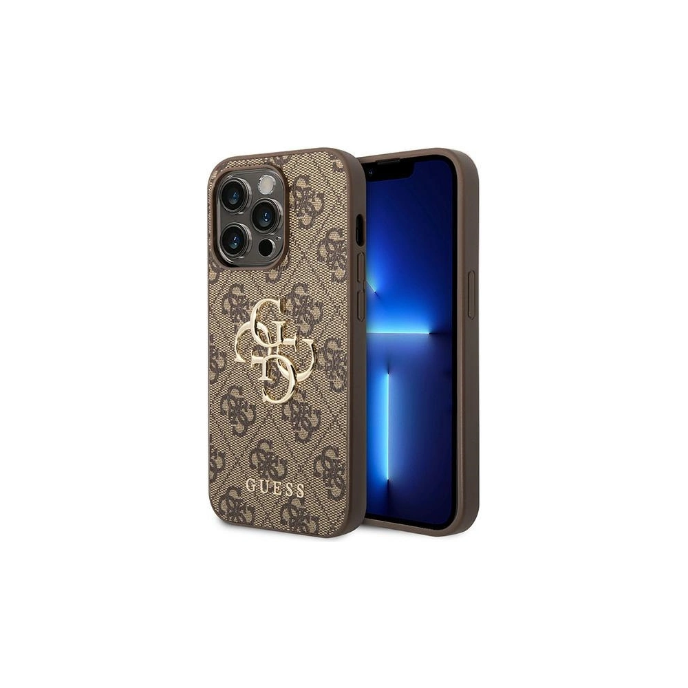 Hurtownia GSM - Etui Guess GUHCP15L4GMGBR Apple iPhone 15 Pro hardcase 4G Big Metal Logo hnědý/brown - GUE2893 - {ean13} - Hurt