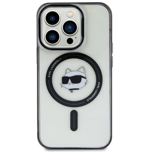 Hurtownia Karl Lagerfeld - 3666339162047 - KLD1703 - Etui Karl Lagerfeld KLHMP15MHCHNOTK Apple iPhone 15 Plus / 14 Plus hardcase IML Choupette`s Head MagSafe transparent - B2B homescreen