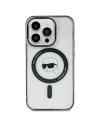 Karl Lagerfeld KLHMP15MHKHNOTK Apple iPhone 15 Plus / 14 Plus hardcase IML Karl`s Head MagSafe transparent