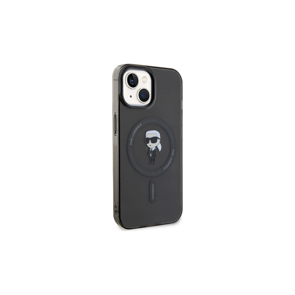 Hurtownia GSM - Etui Karl Lagerfeld KLHMP15SHFCKNOK Apple iPhone 15 hardcase IML Ikonik MagSafe negru/black - KLD1706 - {ean13} - Hurt