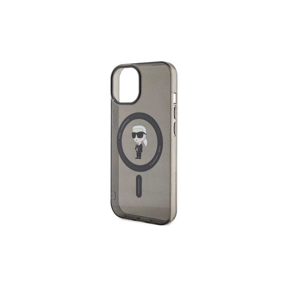 Hurtownia GSM - Etui Karl Lagerfeld KLHMP15SHFCKNOK Apple iPhone 15 hardcase IML Ikonik MagSafe negru/black - KLD1706 - {ean13} - Hurt