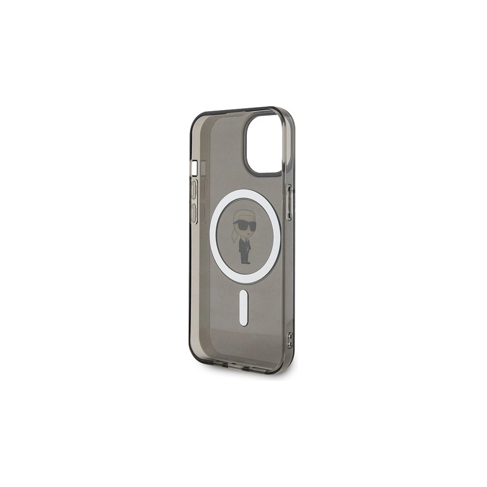 Hurtownia GSM - Etui Karl Lagerfeld KLHMP15SHFCKNOK Apple iPhone 15 hardcase IML Ikonik MagSafe negru/black - KLD1706 - {ean13} - Hurt