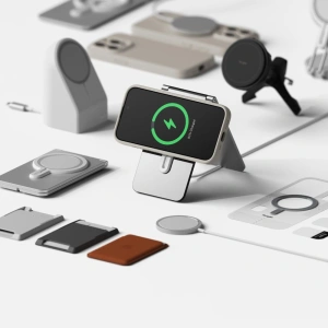 Wholesale Ringke Silicone Magnetic MagSafe Apple iPhone 15 Pro Max Stone - RGK1844 - {ean13} - Hurt