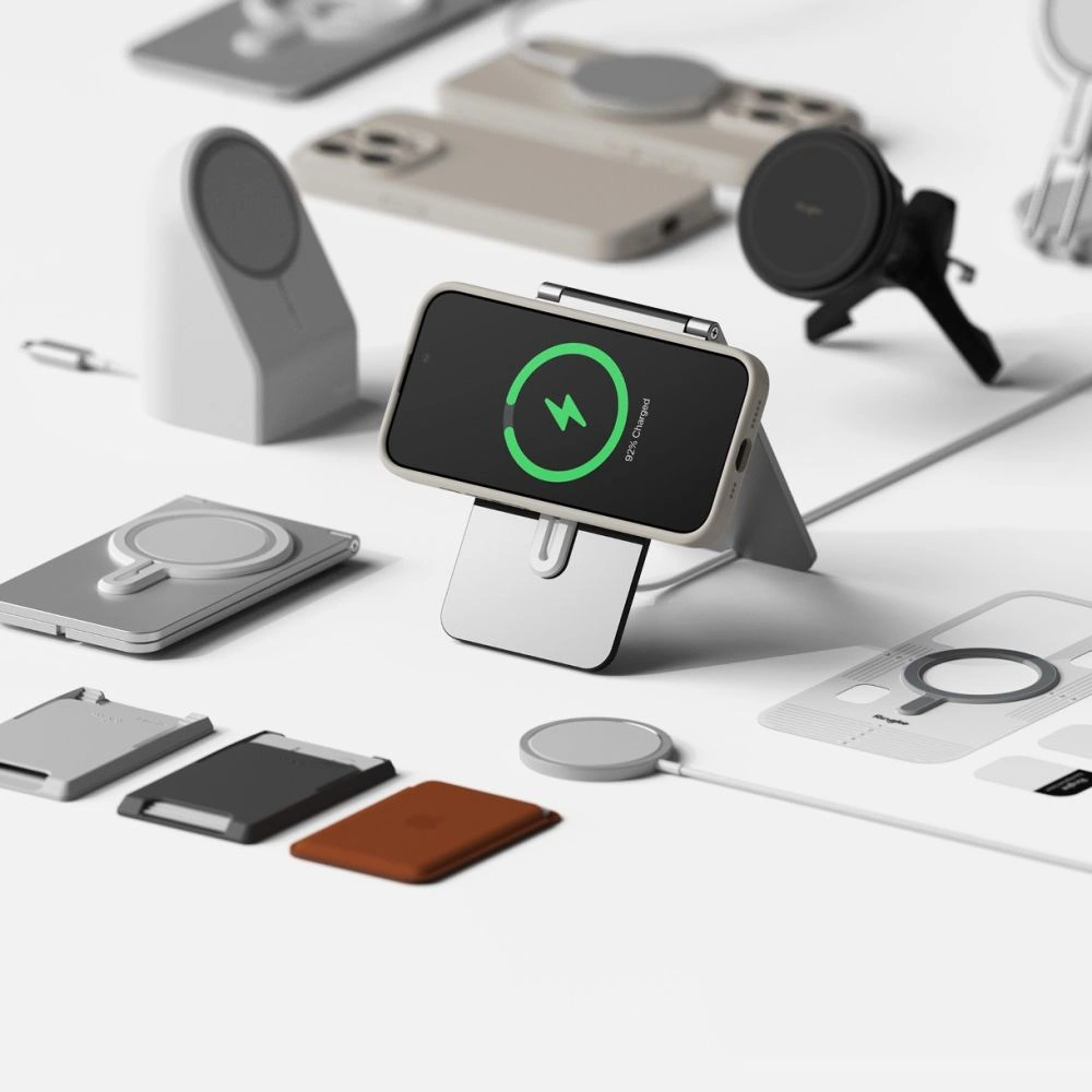 Wholesale Ringke Silicone Magnetic MagSafe Apple iPhone 15 Pro Max Stone - RGK1844 - {ean13} - Hurt