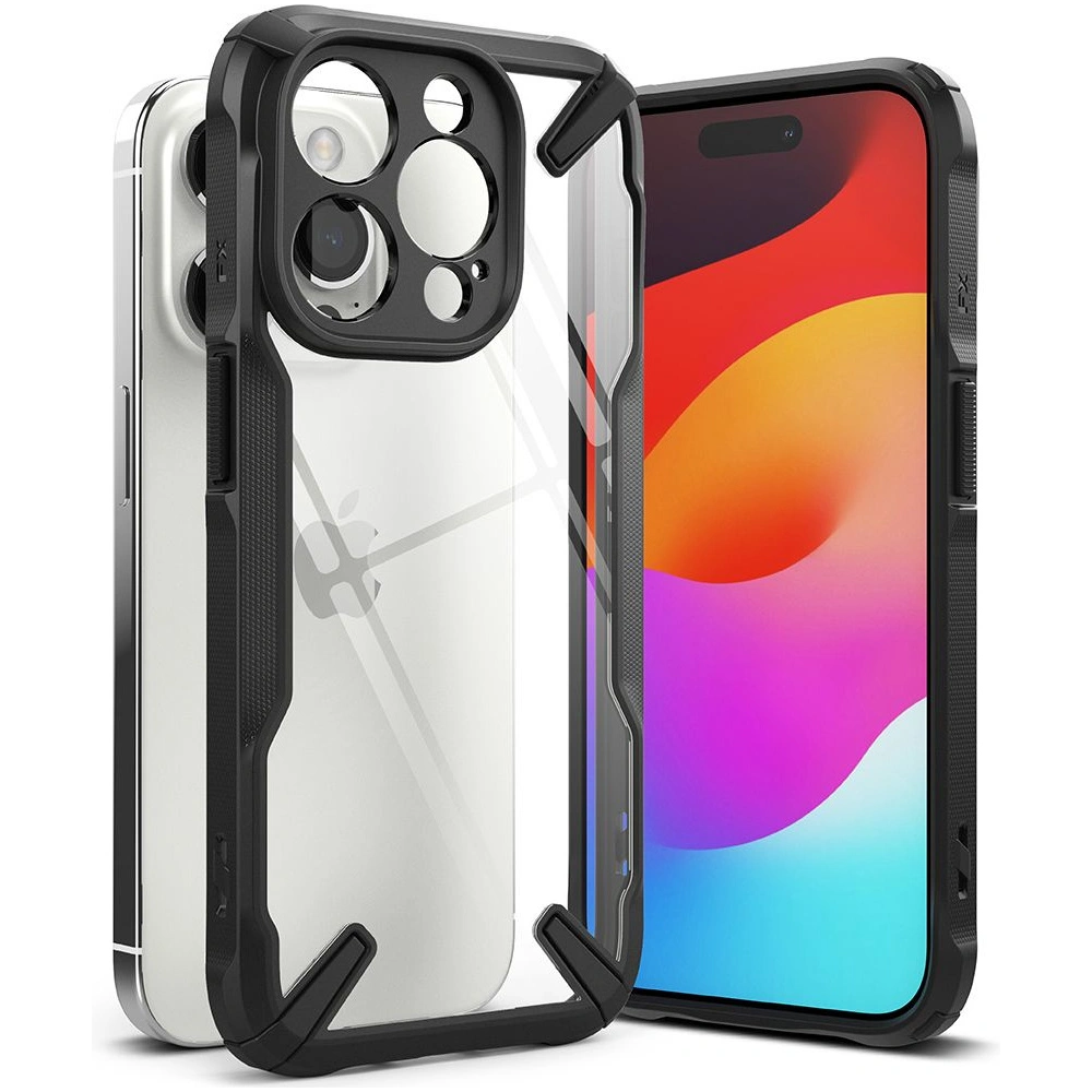 Hurtownia GSM - Etui Ringke Fusion-X Apple iPhone 15 Pro Black - RGK1848 - {ean13} - Hurt