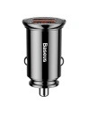 Hurtownia GSM - Auto nabíječka Baseus Circular 2xUSB QC3.0 5A 30W (černá) - BSU346BLK - {ean13} - Hurt