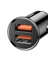 Hurtownia GSM - Auto nabíječka Baseus Circular 2xUSB QC3.0 5A 30W (černá) - BSU346BLK - {ean13} - Hurt
