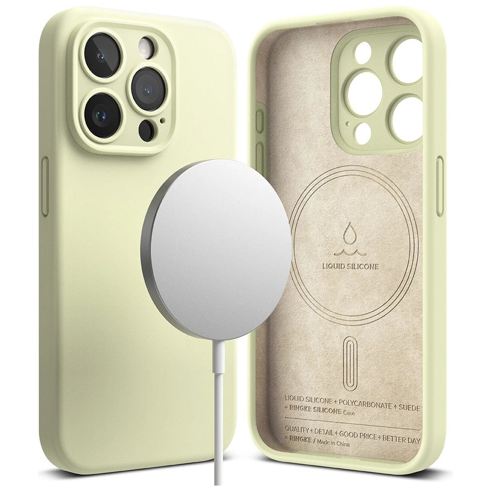 Hurtownia GSM - Case Ringke Silikon Magnetisch MagSafe Apple iPhone 15 Pro Sunny Lime - RGK1852 - {ean13} - Hurt