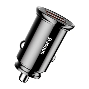 Hurtownia GSM - Ładowarka samochodowa Baseus Circular 2xUSB QC3.0 5A 30W (czarna) - BSU346BLK - {ean13} - Hurt