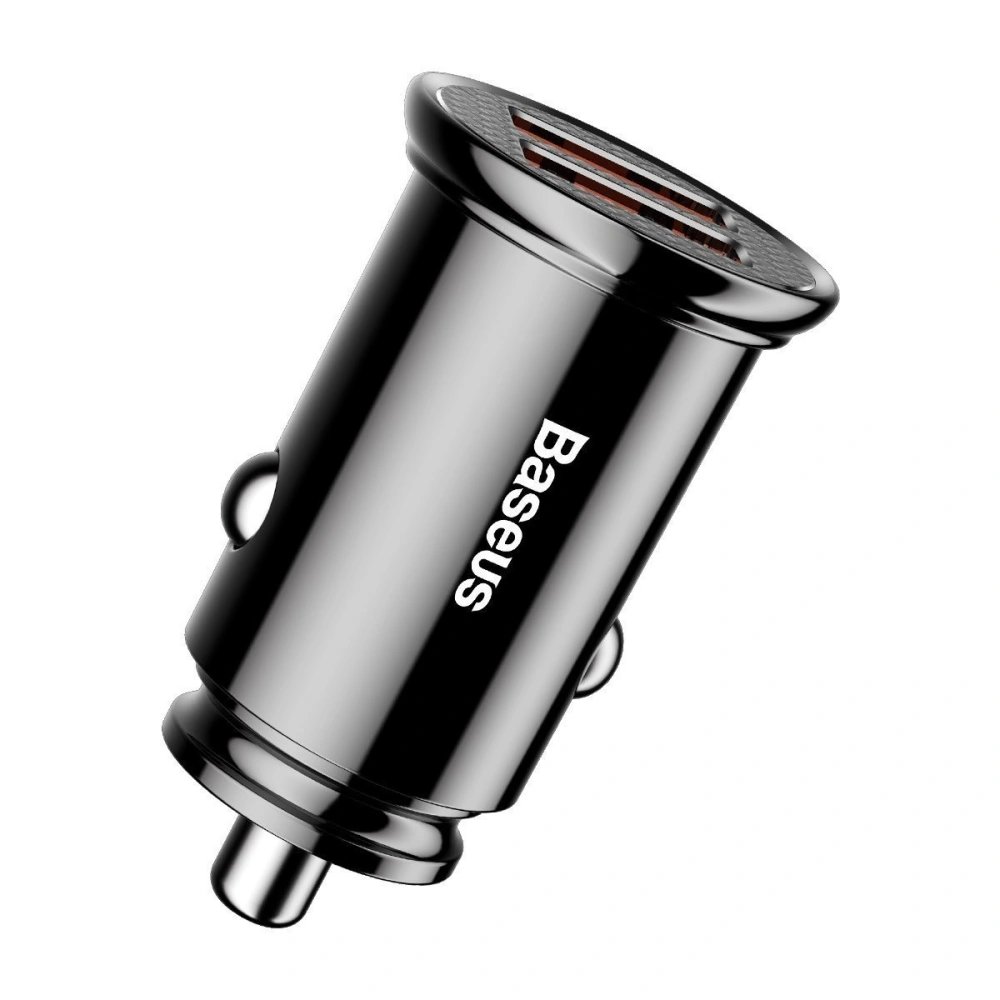 Hurtownia GSM - Auto nabíječka Baseus Circular 2xUSB QC3.0 5A 30W (černá) - BSU346BLK - {ean13} - Hurt