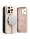 Ringke Silicone Magnetic MagSafe Apple iPhone 15 Pro Pink Sand