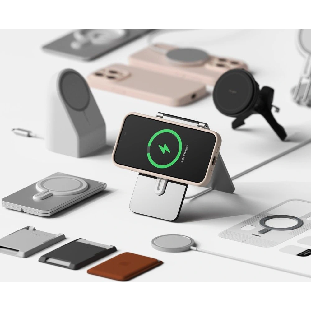 Hurtownia GSM - Etui Ringke Silicone Magnetic MagSafe Apple iPhone 15 Pro Růžový písek - RGK1853 - {ean13} - Hurt