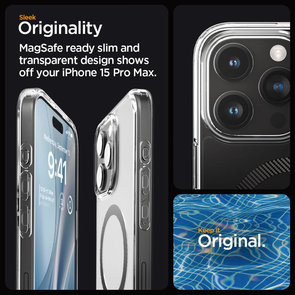 Hurtownia GSM - Case Spigen Ultra Hybrid Mag MagSafe Apple iPhone 15 Pro Max Carbonfaser - SPN2955 - {ean13} - Hurt